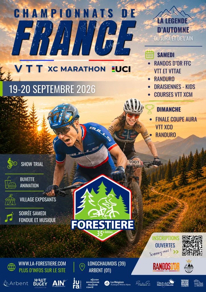Affiche La Forestiere VTT 2026